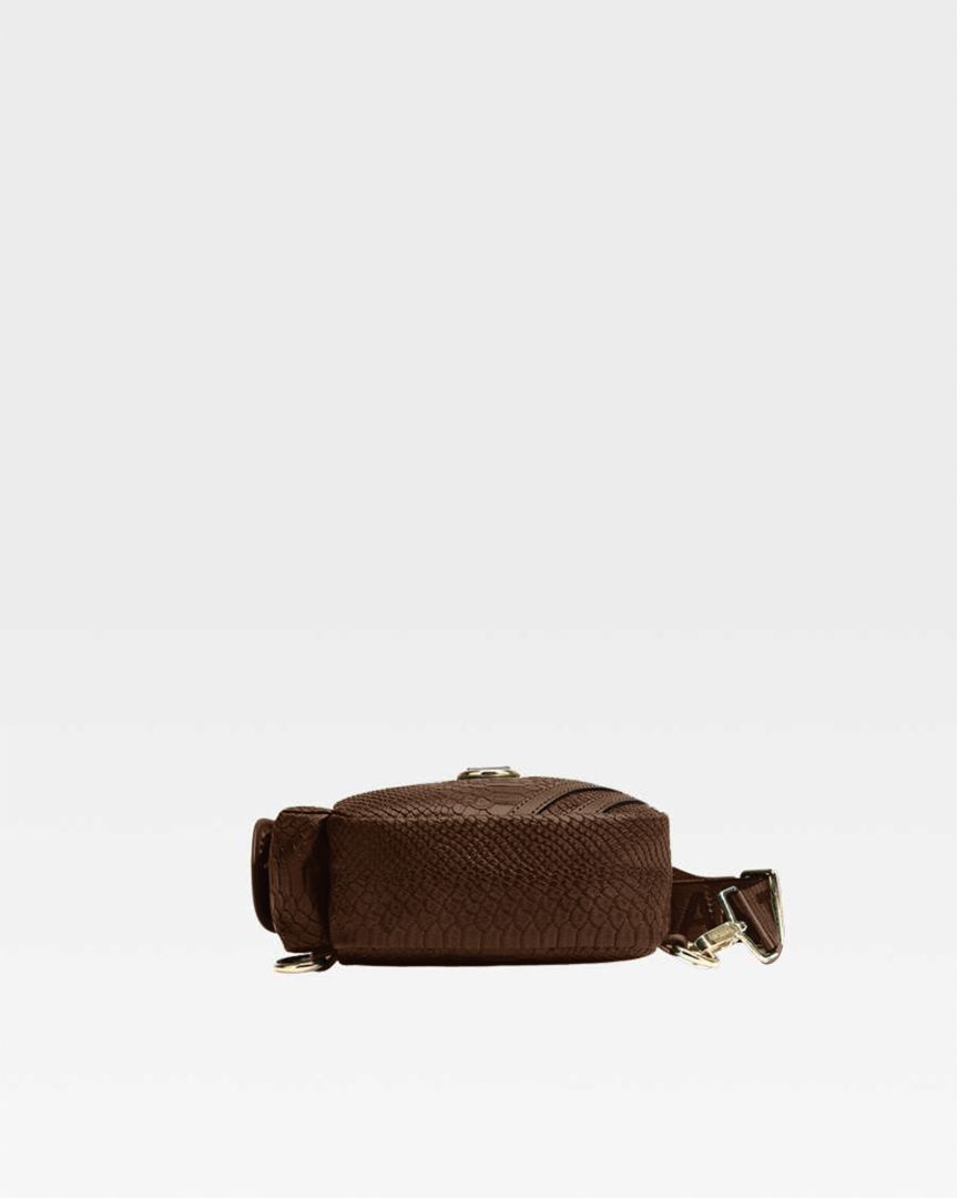 Apollo 1 Tear Drop Crossbody Bag in Brown