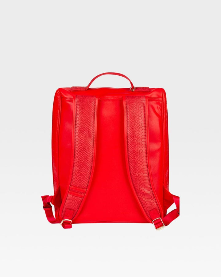 Apollo 2 Faux Crocodile Skin Travel Set in Red