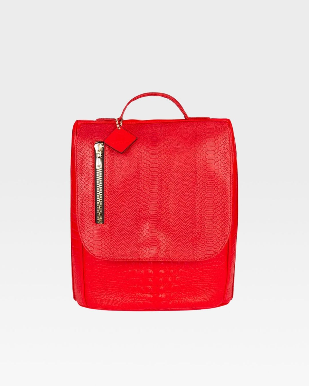 Apollo 2 Faux Crocodile Skin Travel Set in Red