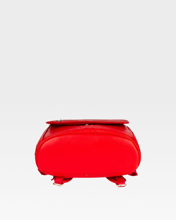 Apollo 2 Faux Crocodile Skin Travel Set in Red