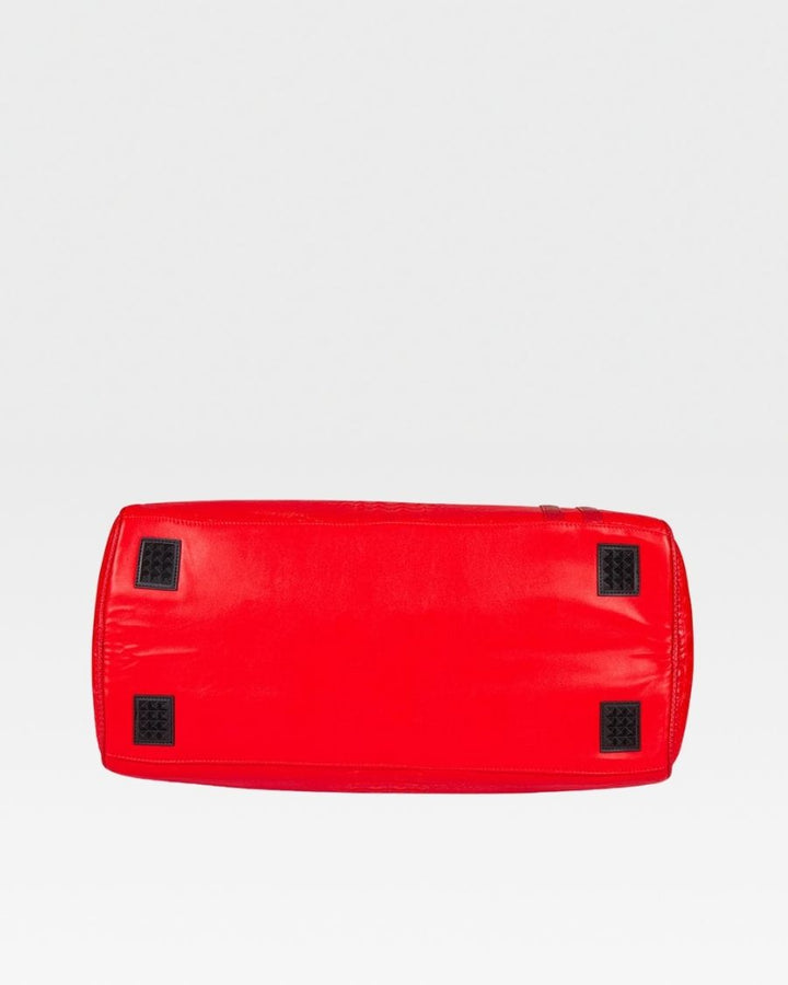 Apollo 2 Faux Crocodile Skin Travel Set in Red