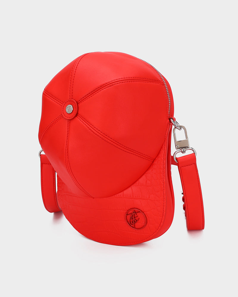 Baseball Cap Design Bag in Red