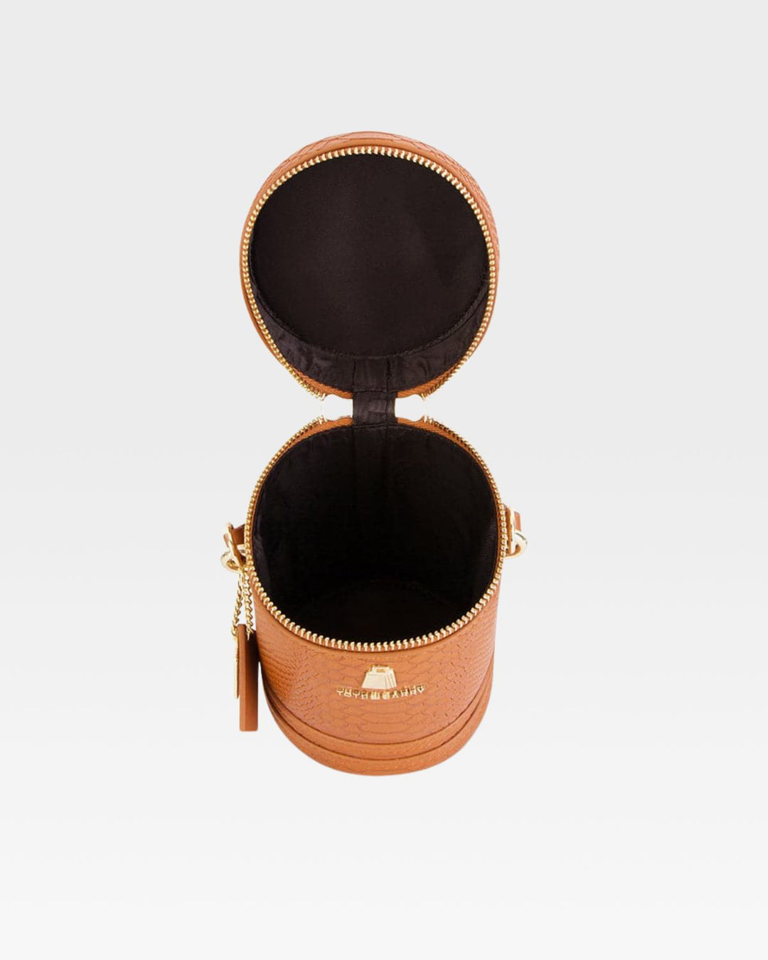 Mini Barrel Purse in Caramel